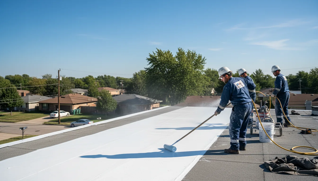 Commercial roof coating in Tupelo, MS near me